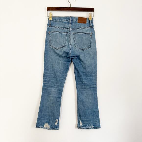 MADEWELL Cali Demi Boot Button Fly Jeans 25 Petite - Picture 7 of 11